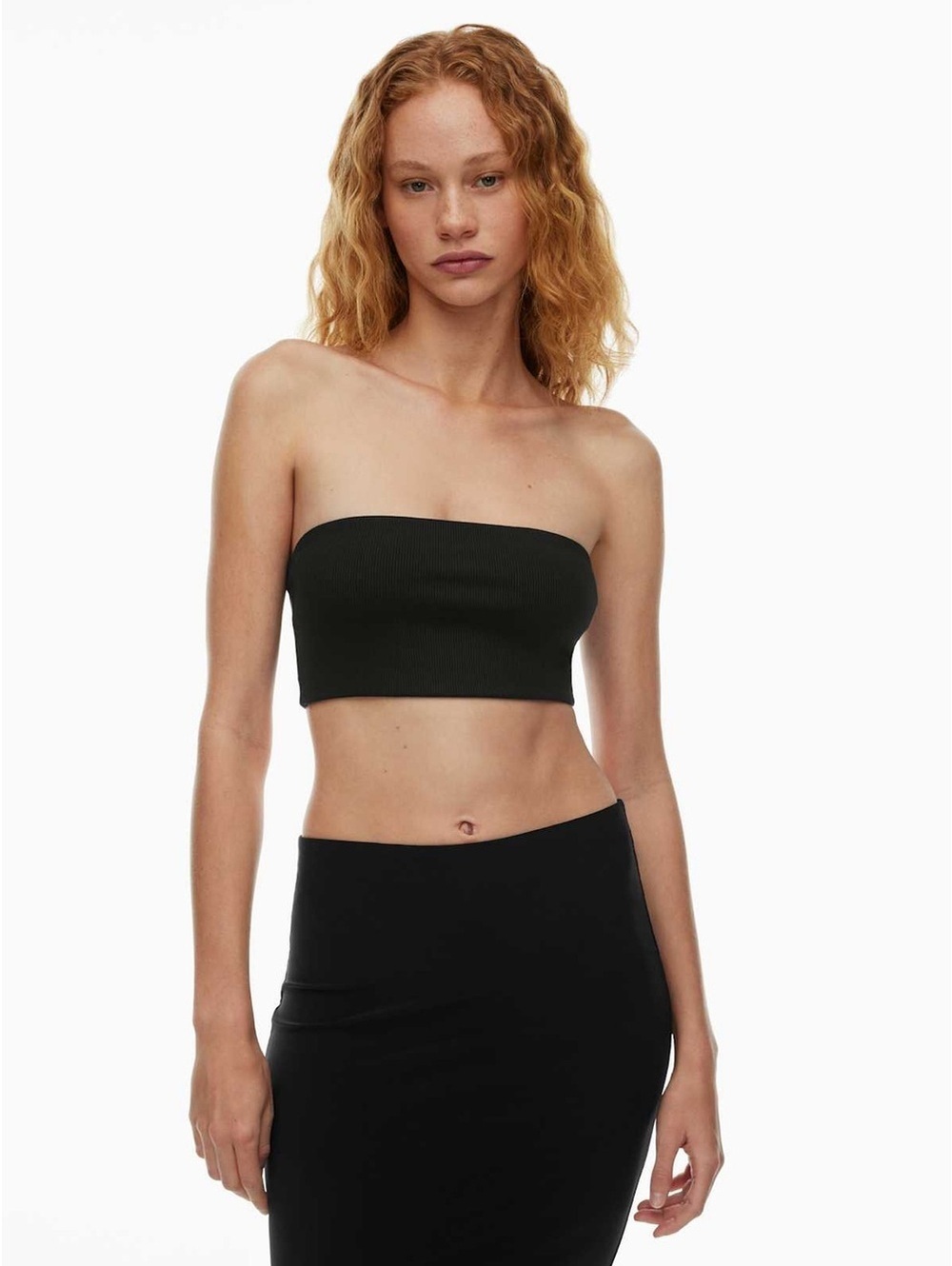 Aritzia Contour Bandeau Top - Black - XS